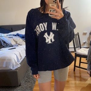 New York Yankees Navy Crewneck